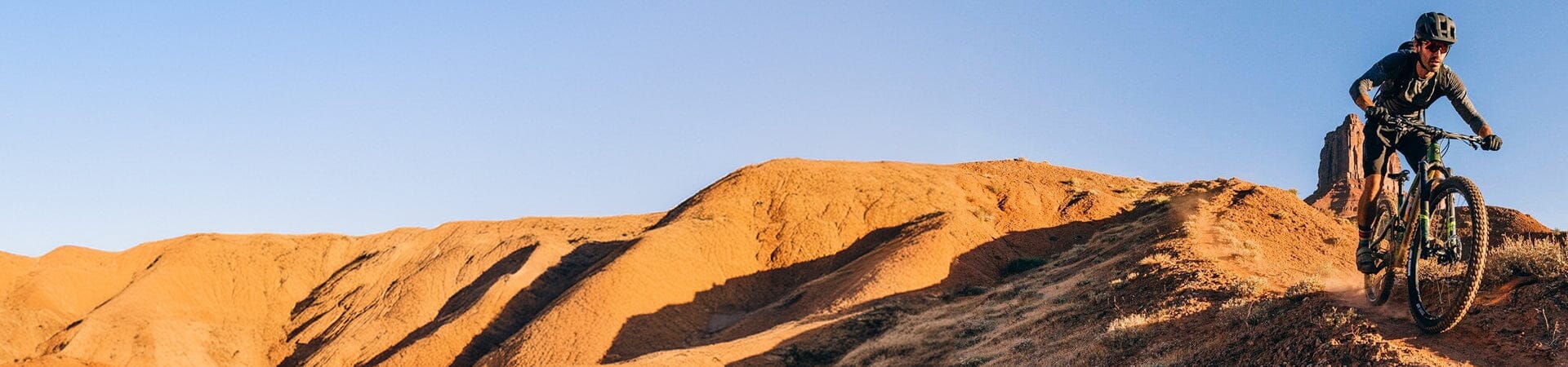 man riding dirt bike