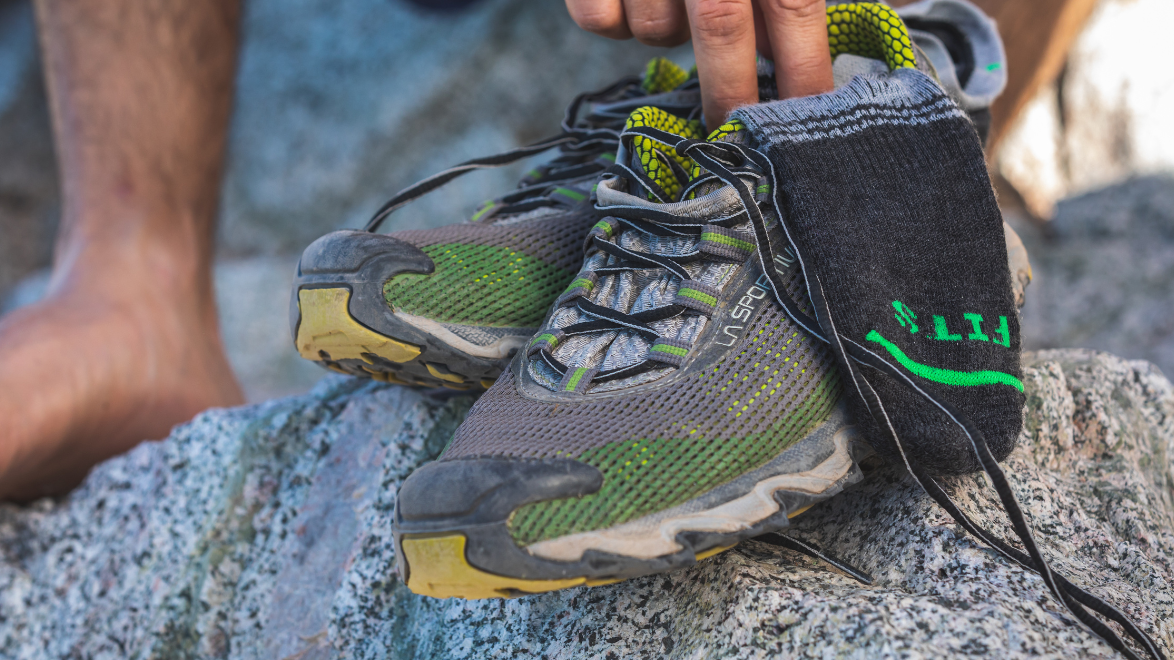 Wool socks ready to be washed
